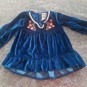 Little Lass Velvet Blouse